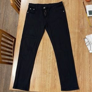 Straight leg jeans
